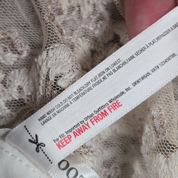 Flora Nikrooz Babydoll Top Womens Small Floral Mesh Satin Y2K Fairy Feminine - Picture 10 of 13